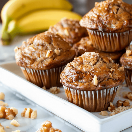 Banánové muffiny