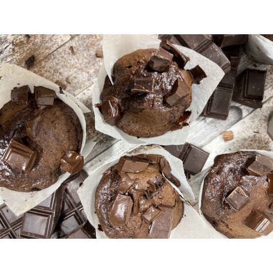 Bezlepkové muffiny s kousky čokolády