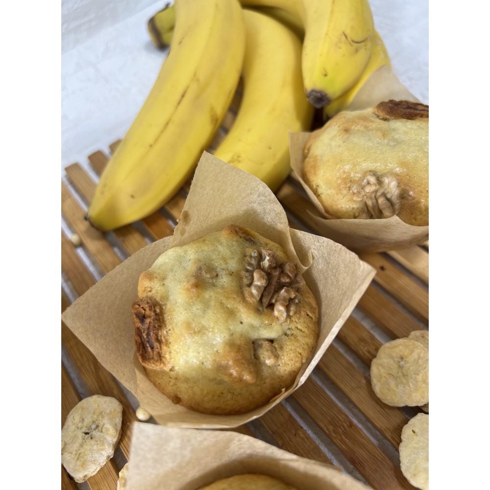 Bezlepkové banánové muffiny