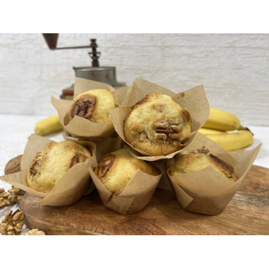Bezlepkový banánový muffin